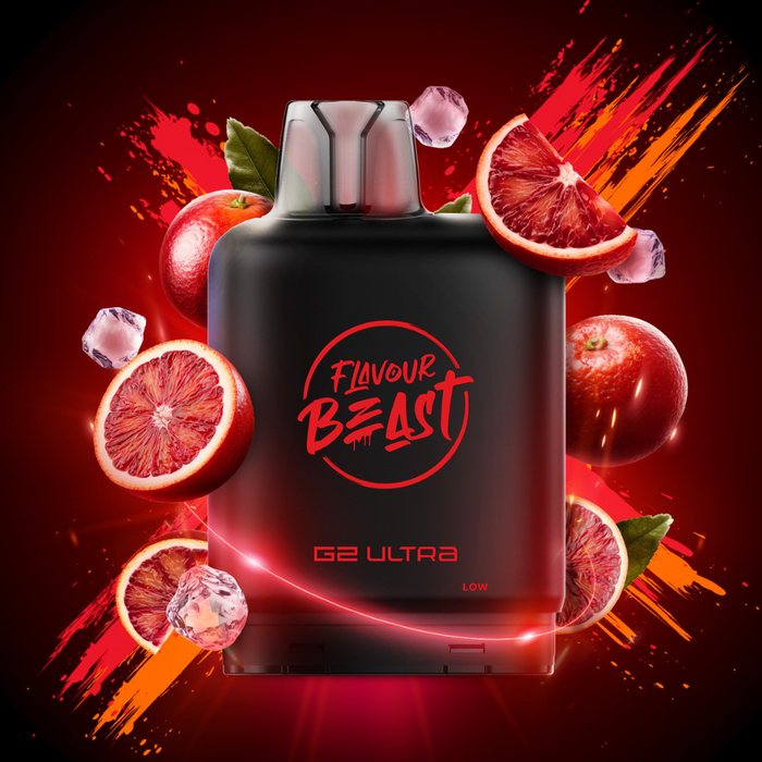 Level X Flavour Beast Boost G2 Ultra Pods - Bangin' Blood Orange
