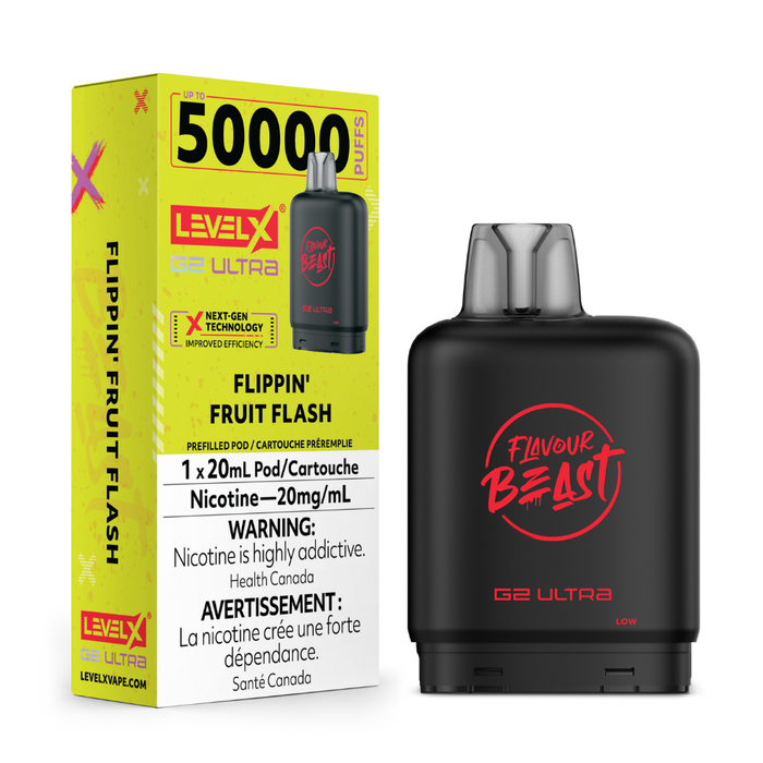 Level X Flavour Beast Boost G2 Ultra Pods - Flippin' Fruit Flash