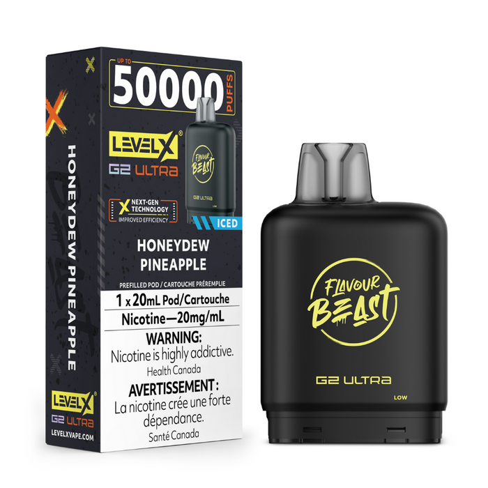 Level X Flavour Beast Boost G2 Ultra Pods - Honeydew Pineapple