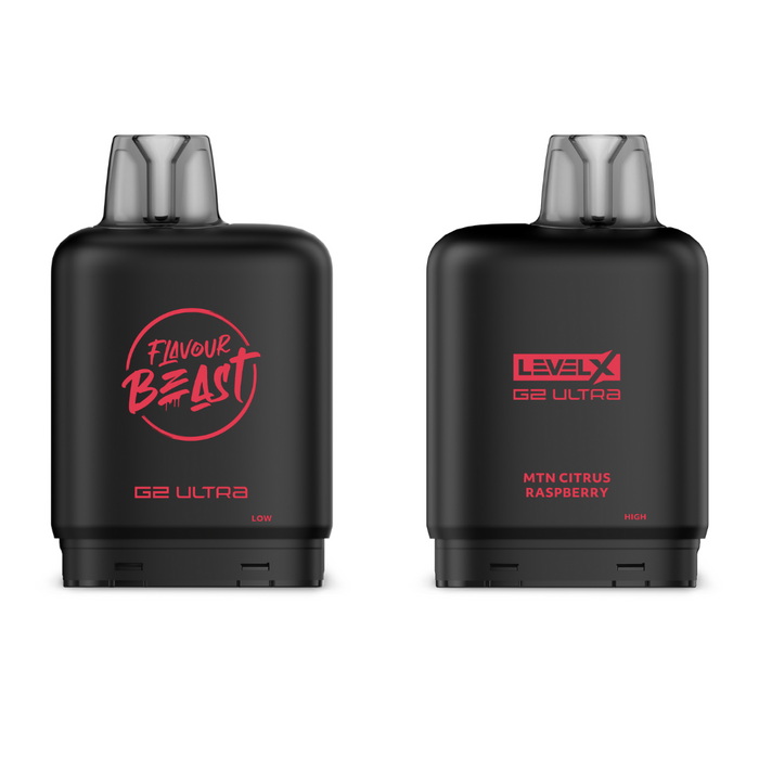 Level X Flavour Beast Boost G2 Ultra Pods - MTN Citrus Raspberry
