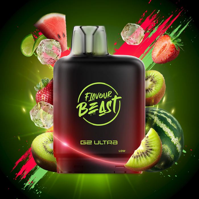 Level X Flavour Beast Boost G2 Ultra Pods - Watermelon Strawberry Kiwi