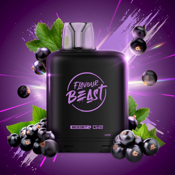 Level X Flavour Beast Boost G2 Pods - Bumpin Blackcurrant