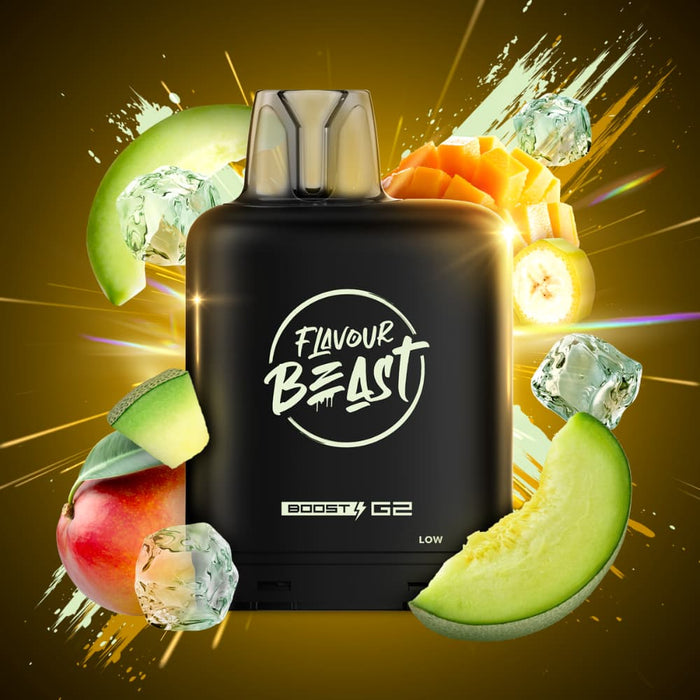 Level X Flavour Beast Boost G2 Pods - Hip Honeydew Mango Iced