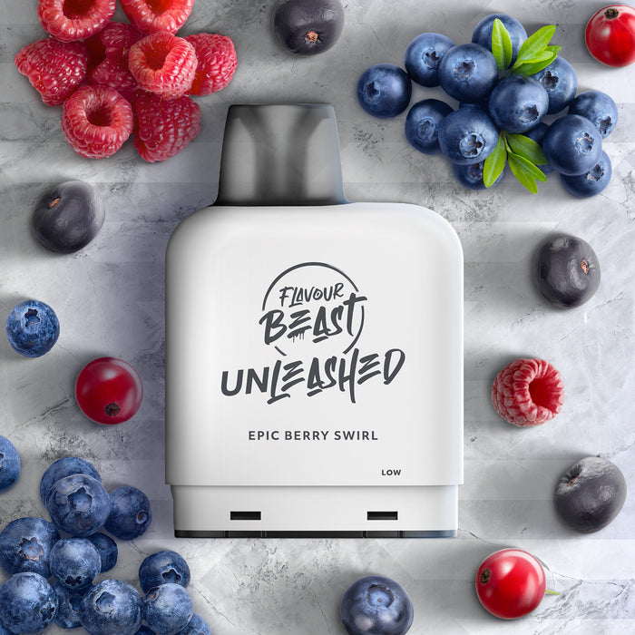 Level X Flavour Beast Unleashed Boost G2 Pods - Epic Berry Swirl