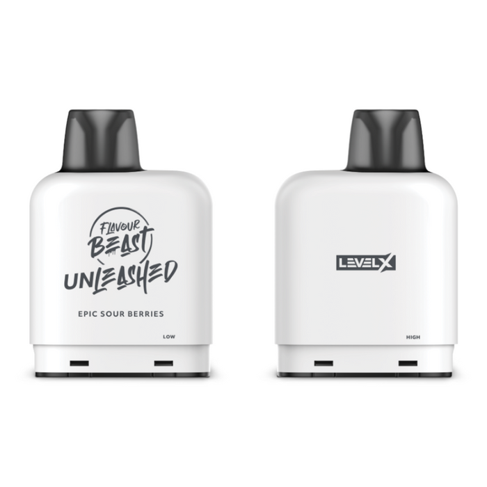 Level X Flavour Beast Unleashed Boost G2 Pods - Epic Sour Berries