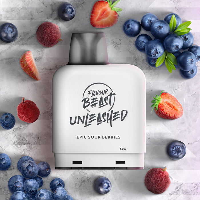 Level X Flavour Beast Unleashed Boost G2 Pods - Epic Sour Berries