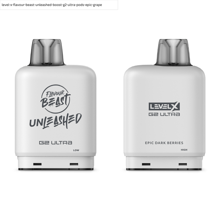 Level X Flavour Beast Unleashed Boost G2 Ultra Pods - Epic Dark Berries
