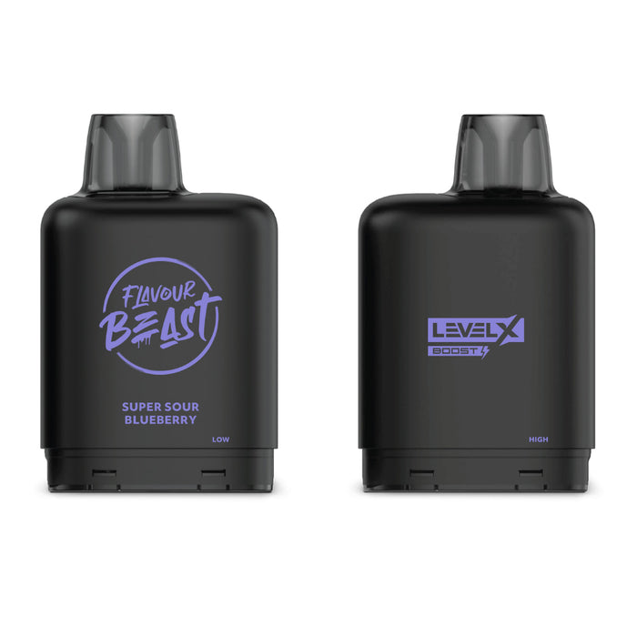 Level X Flavour Beast Boost G2 Pods - Super Sour Blueberry Iced