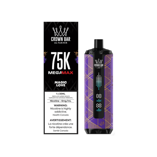 Magic Love - Al Fakher Crown Bar 75K Maga Max Disposable Vape