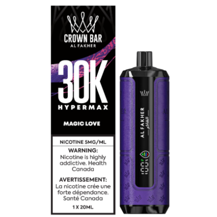 Magic Love -Al Fakher Crown Bar 30k HyperMax Disposable Vape
