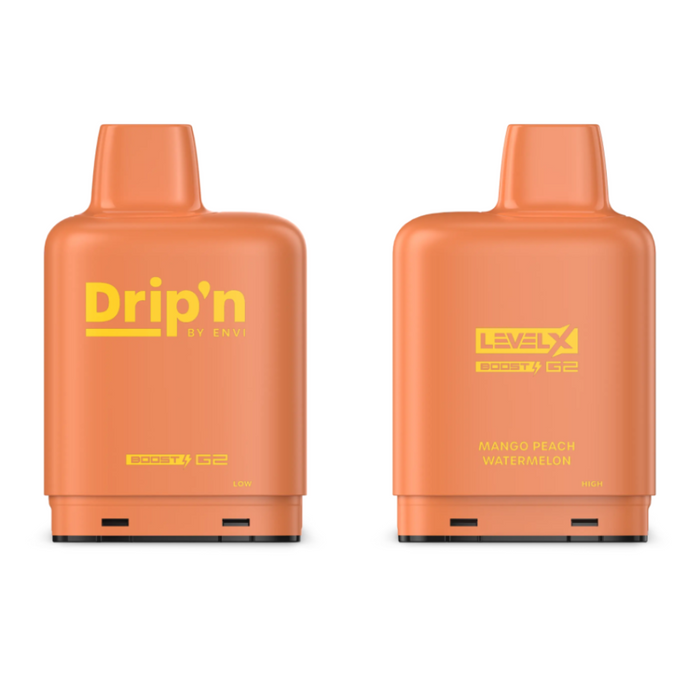 Mango Peach Watermelon Drip'n Level X Boost G2 Pods
