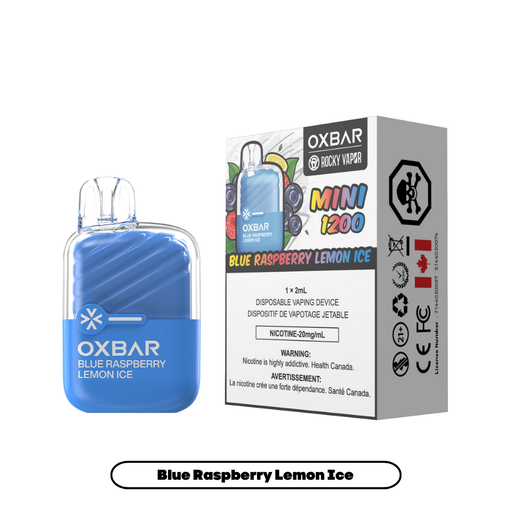 Oxbar Mini 1200 Disposable - Blueberry Raspberry Lemon Ice