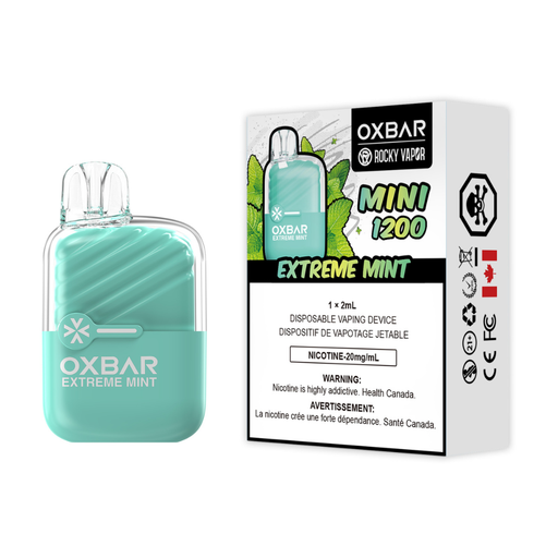 Oxbar Mini 1200 Disposable - Extreme Mint