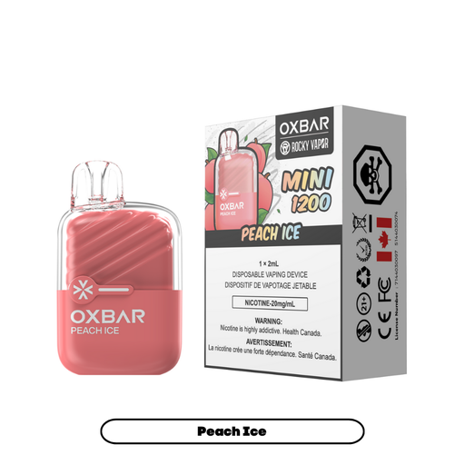 Oxbar Mini 1200 Disposable - Peach Ice