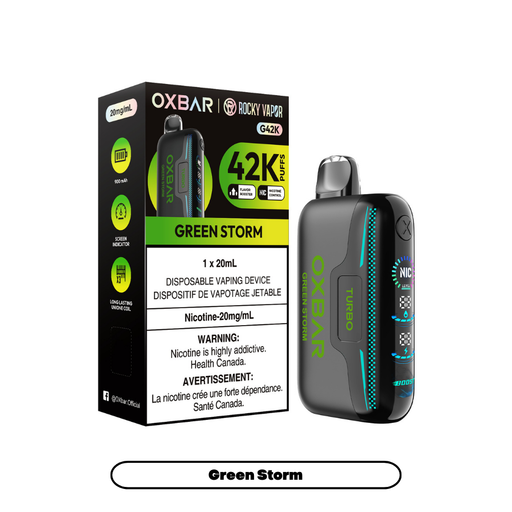 Oxbar G42K Disposable Vape - Green Storm