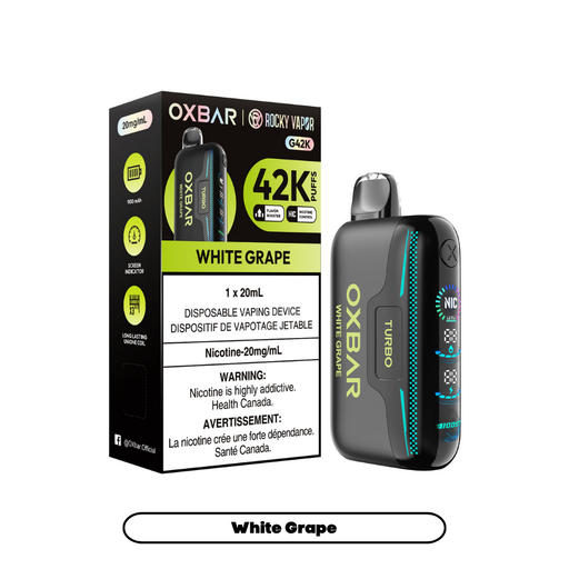 Oxbar G42K Disposable Vape - White Grape