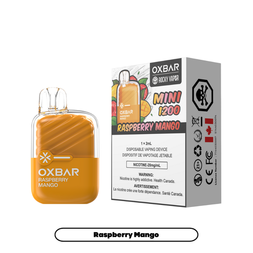 Oxbar Mini 1200 Disposable - Raspberry Mango
