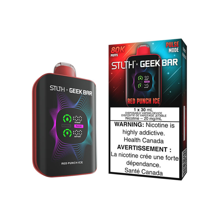 STLTH x Geek Bar 80K  Disposable vape - Red Punch Ice