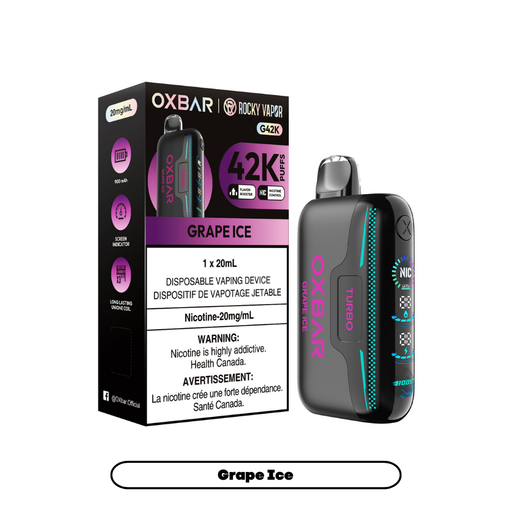 Oxbar G42K Disposable Vape - Grape Ice