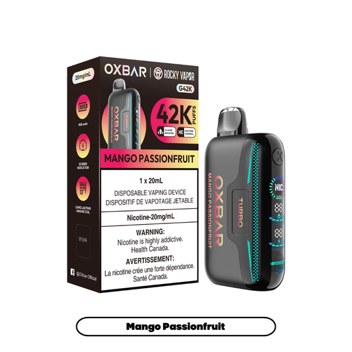 Oxbar G42K Disposable Vape - Mango Passionfruit