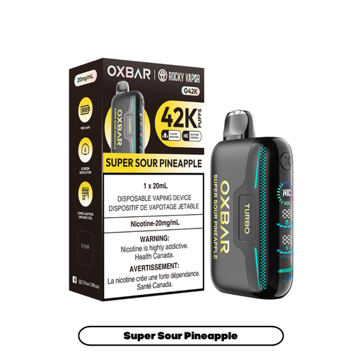 Oxbar G42K Disposable Vape - Super Sour Pineapple