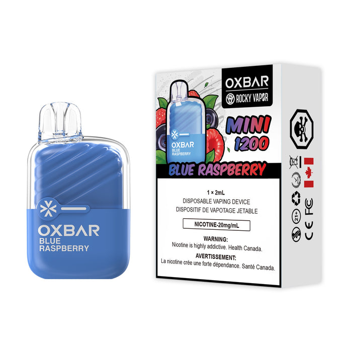 Oxbar Mini 1200 Disposable - Blue Raspberry