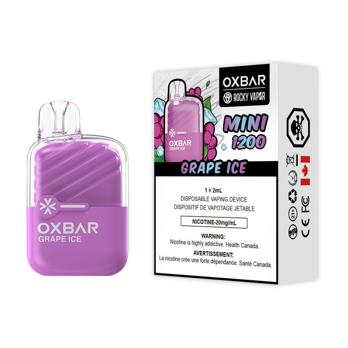Oxbar Mini 1200 Disposable - Grape Ice