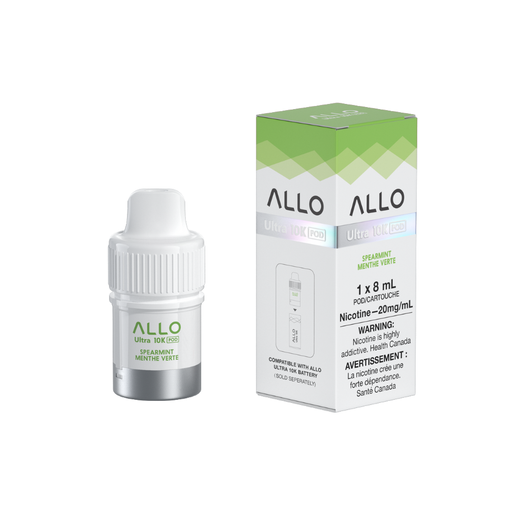 Allo Ultra 10K Puffs Hybrid Devices Pod - Spearmint