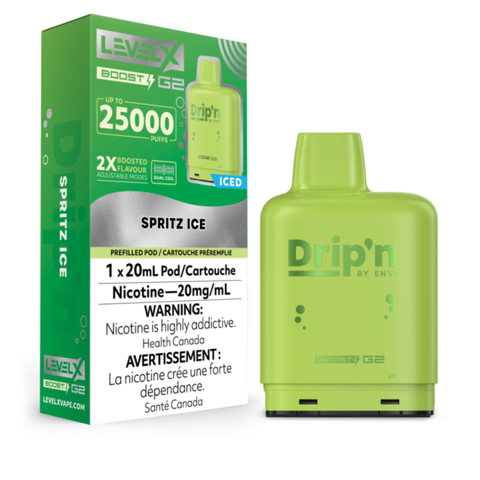 Spritz Ice Drip'n Level X Boost G2 Pods