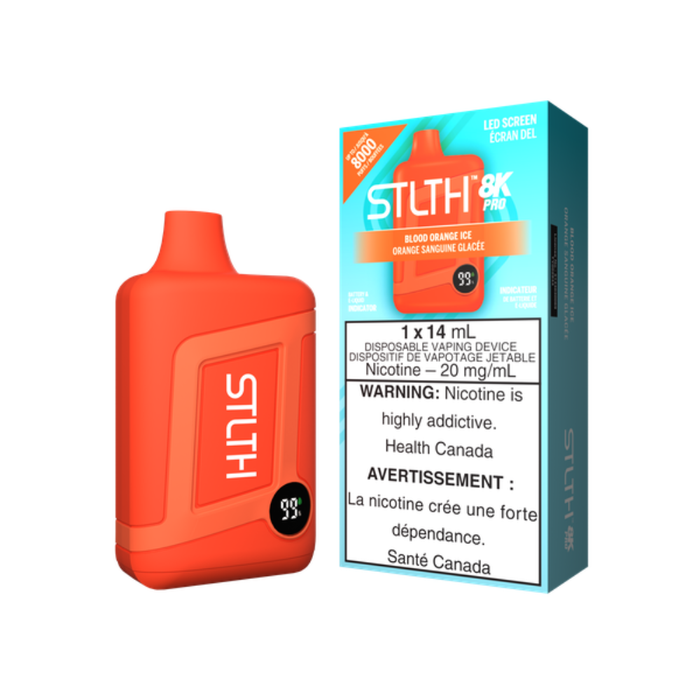 STLTH 8K Pro - Blood Orange Iced Disposable Vape
