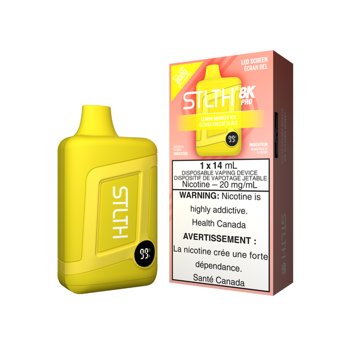 STLTH 8K Pro - Lemon Squeeze Iced Disposable Vape