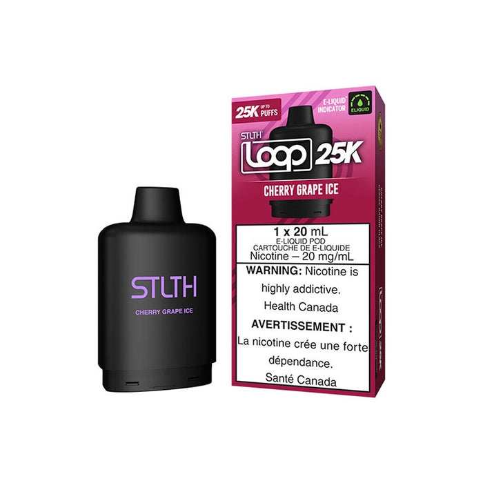 STLTH Loop 25k - Cherry Grape Iced Vape Pod