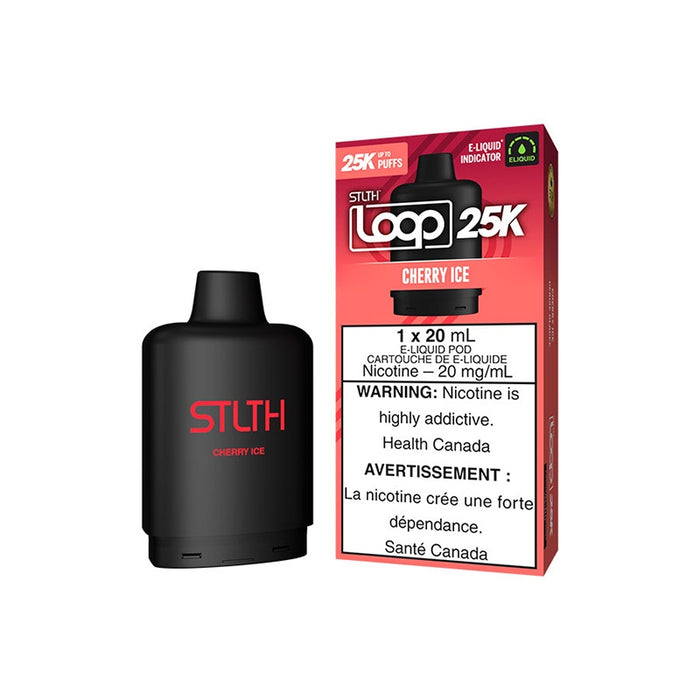 STLTH Loop 25k - Cherry Iced Vape Pod