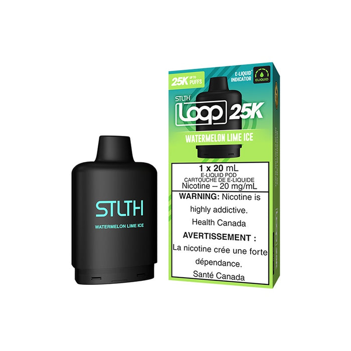 STLTH Loop 25k - Watermelon Lime Iced Vape Pod