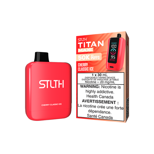 STLTH Titan Max - Cherry Classic Iced Disposable Vape