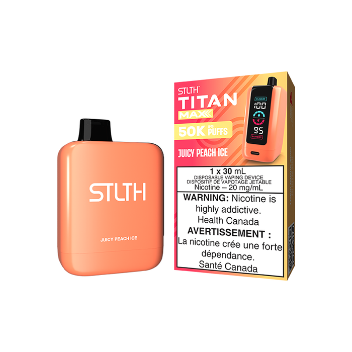 STLTH Titan Max - Juicy Peach Iced Disposable Vape