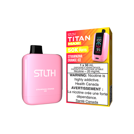 STLTH Titan Max - Strawnana Orange Iced Disposable Vape