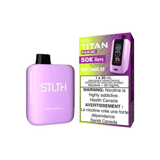 STLTH Titan Max - White Grape Iced Disposable Vape