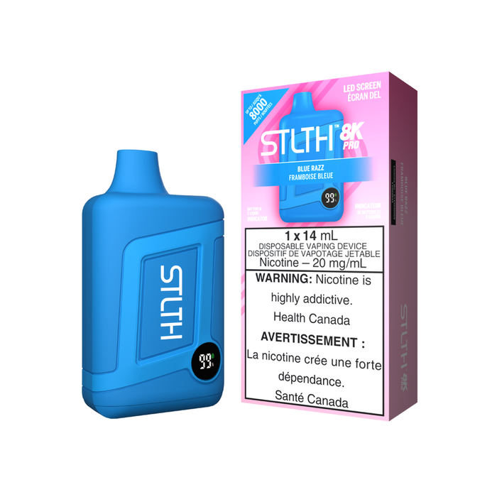 STLTH 8K Pro - Blue Razz Disposable Vape