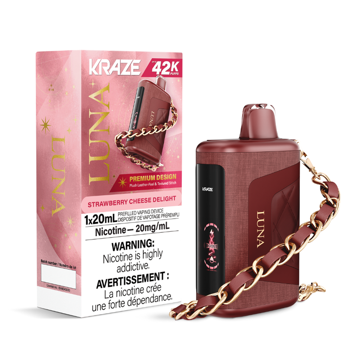 Strawberry Cheese Delight - Kraze Luna Disposable Vape