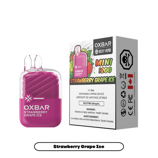Oxbar Mini 1200 Disposable - Strawberry Grape Ice