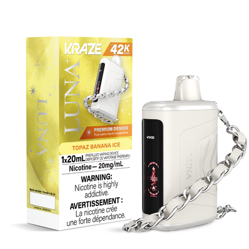 Topaz Banana Ice - Kraze Luna Disposable Vape