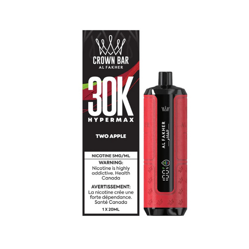 Two Apple -Al Fakher Crown Bar 30k HyperMax Disposable Vape