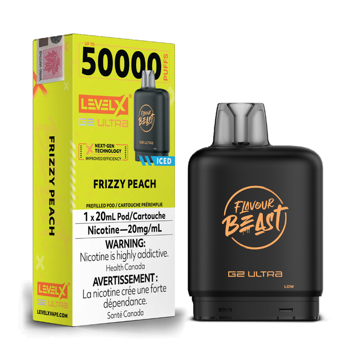 Level X Flavour Beast Boost G2 Ultra Pods - Frizzy Peach
