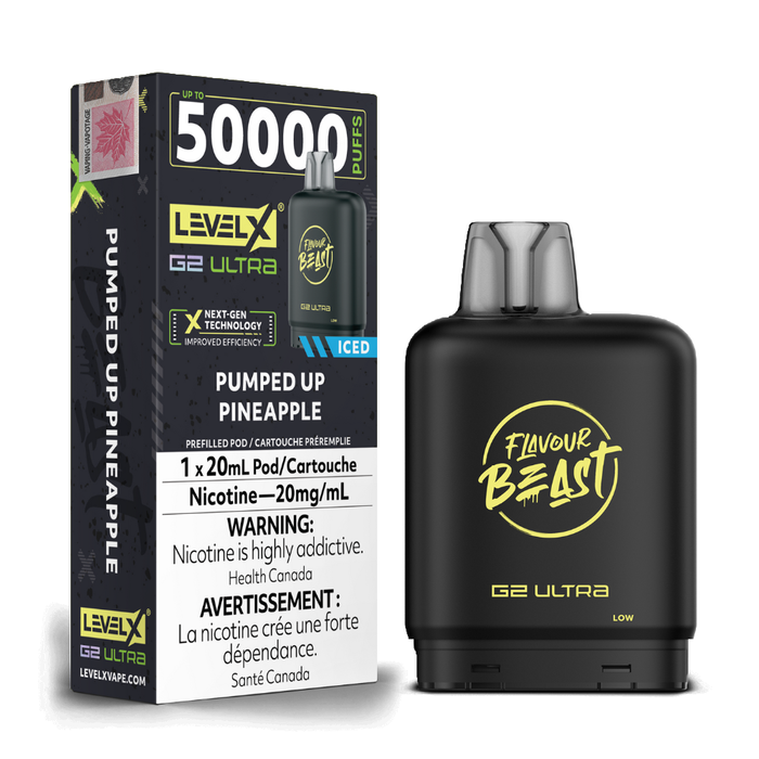 Level X Flavour Beast Boost G2 Ultra Pods - Pumped Up Pineapple