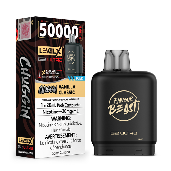 Level X Flavour Beast Boost G2 Ultra Pods - Chuggin Vanilla Classic
